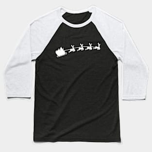 Santa and reindeers Baseball T-Shirt